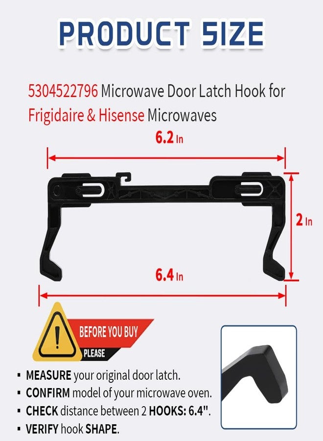 KOZHOM [Upgraded] 5304522796 Microwave Door Latch fit for Frigidaire/Hisense Microwaves, Replace AP6979662, PS12746282 - Image 5
